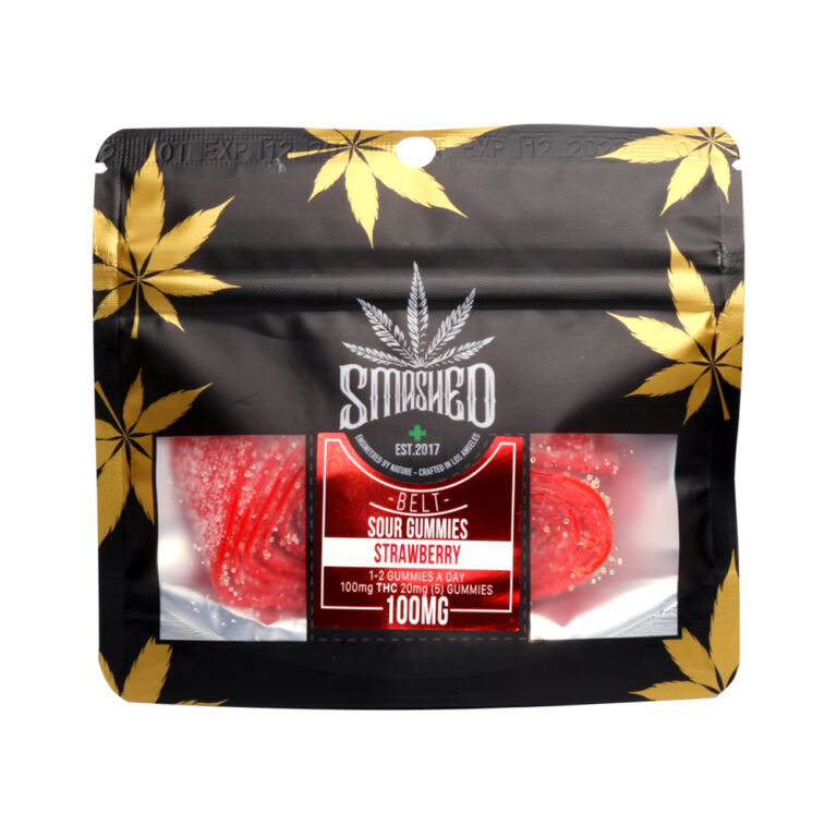 strawbery belts smashed